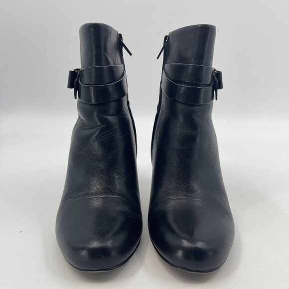 Kate Spade Black Stiletto Ankle Boots & Booties | Bow Detail - Picture 2 of 9
